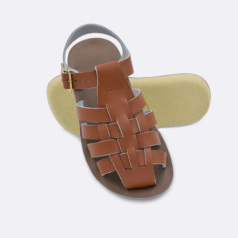 SunSan Sailor Sandal Tan