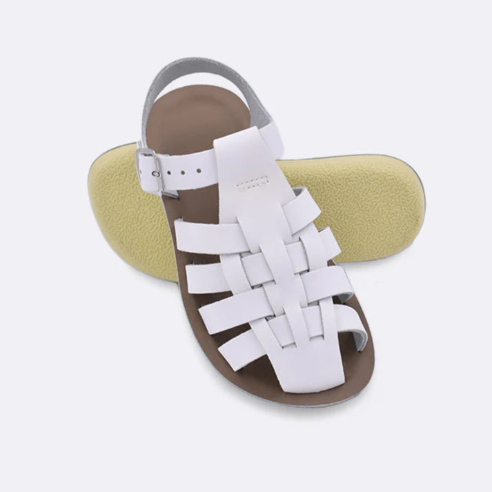SunSan Sailor Sandal White