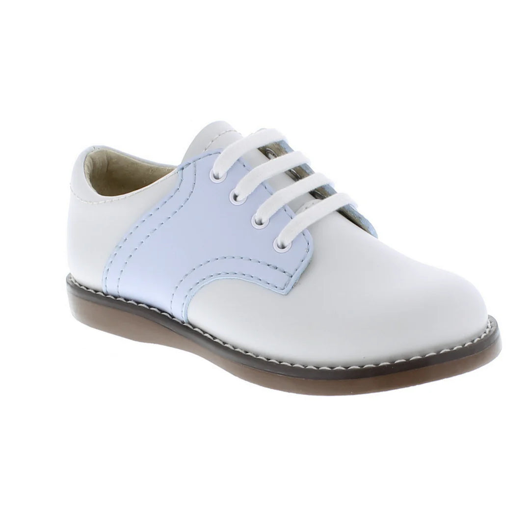 Footmates Cheer White/Light Blue
