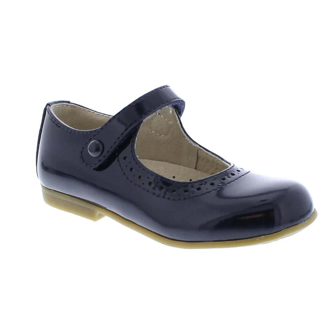 Footmates Emma Navy Patent 3101