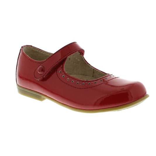 Footmates Emma Red Patent 3112