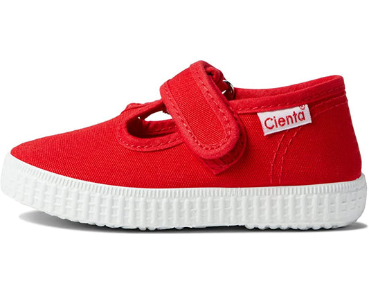 Cienta 50000-02 Red Velcro T-strap