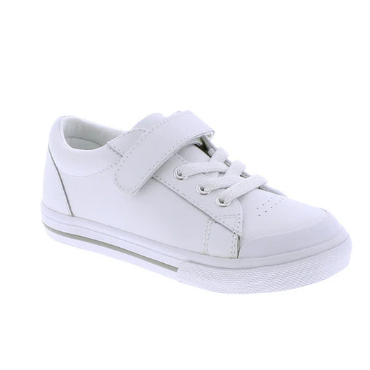 Footmates Reese White Leather