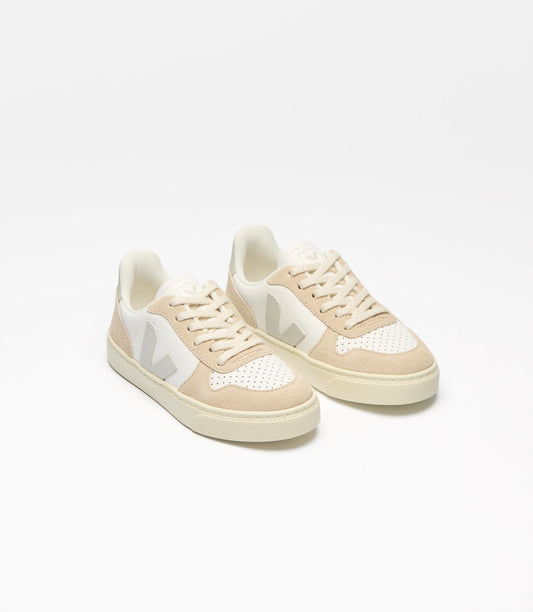 Veja V-10 LEATHER WHITE NATURAL ALMOND