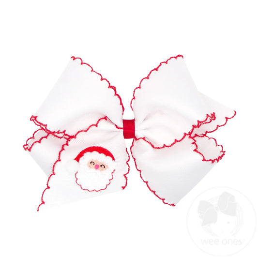 Wee Ones Santa Bow- King