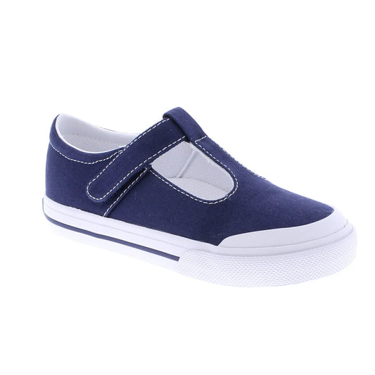 Footmates Drew Navy T-Strap