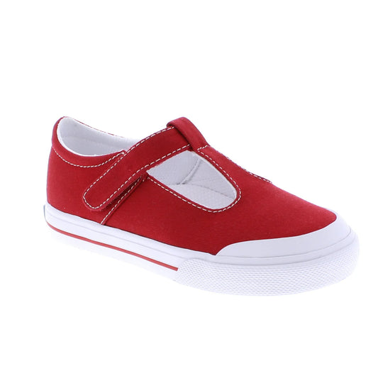 Footmates Drew Red T-Strap