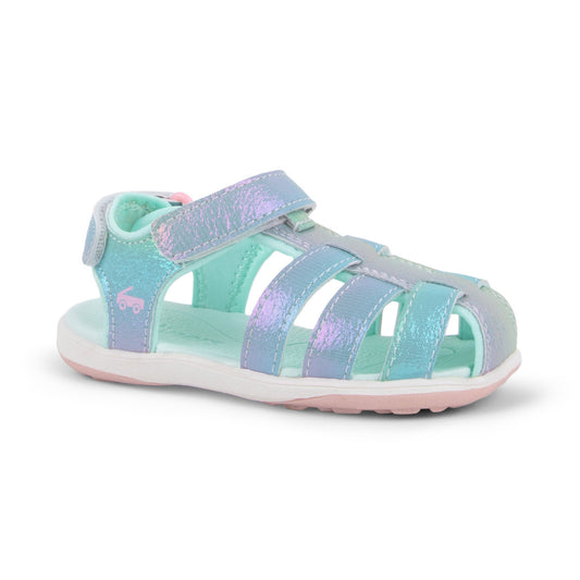 See Kai Run Paley II Silver Rainbow Sandal